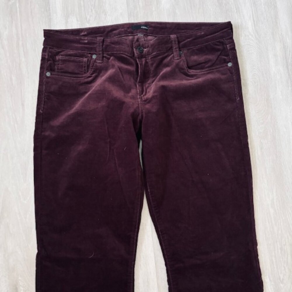 Edyson Chelsea Bootcut Burgundy/Purple Corduroy Pants Size 32 - Picture 3 of 8